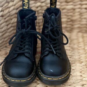Kids Black Boots